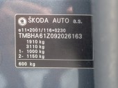 Škoda Octavia 1.6MPI 75KW – 2x KOLA